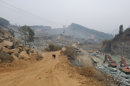 Thanh Hóa: Xử phạt 800 triệu đồng do khai thác đá vượt công suất
